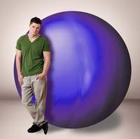 mediBall 2 Meter Diameter Purple